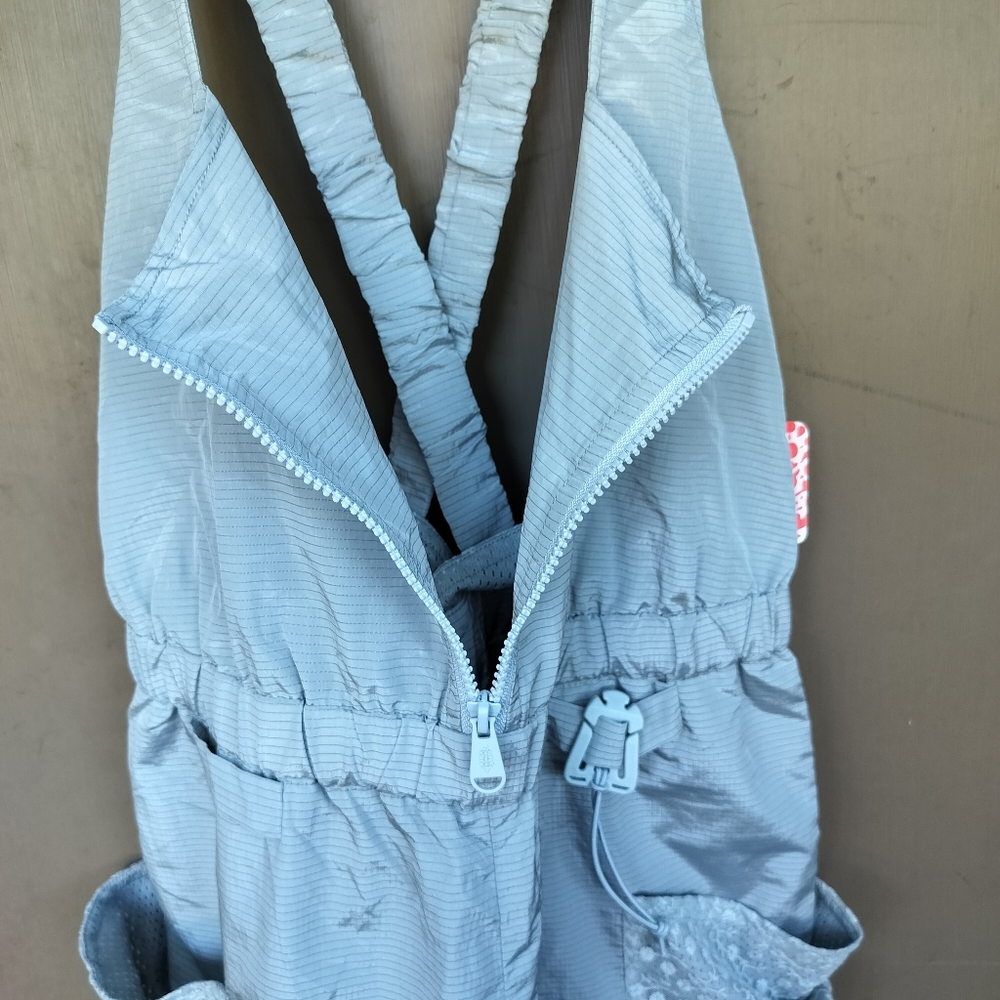 NWT Free People FP Movement Chaparral Convertible Light Blue Cargo Overalls - Picture 6 of 14